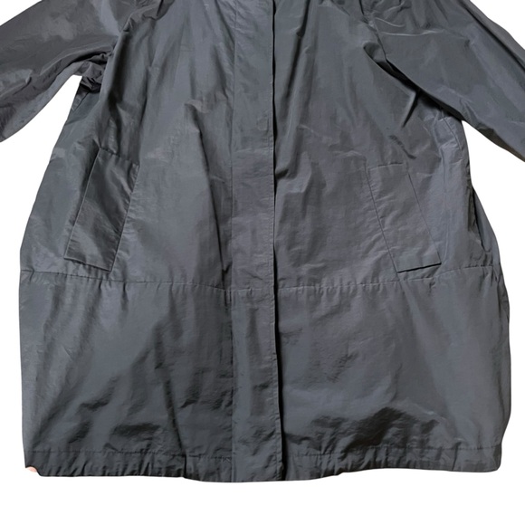 Eileen Fisher Dark Gray Zip Up Jacket Utility Size M Women - Picture 7 of 12